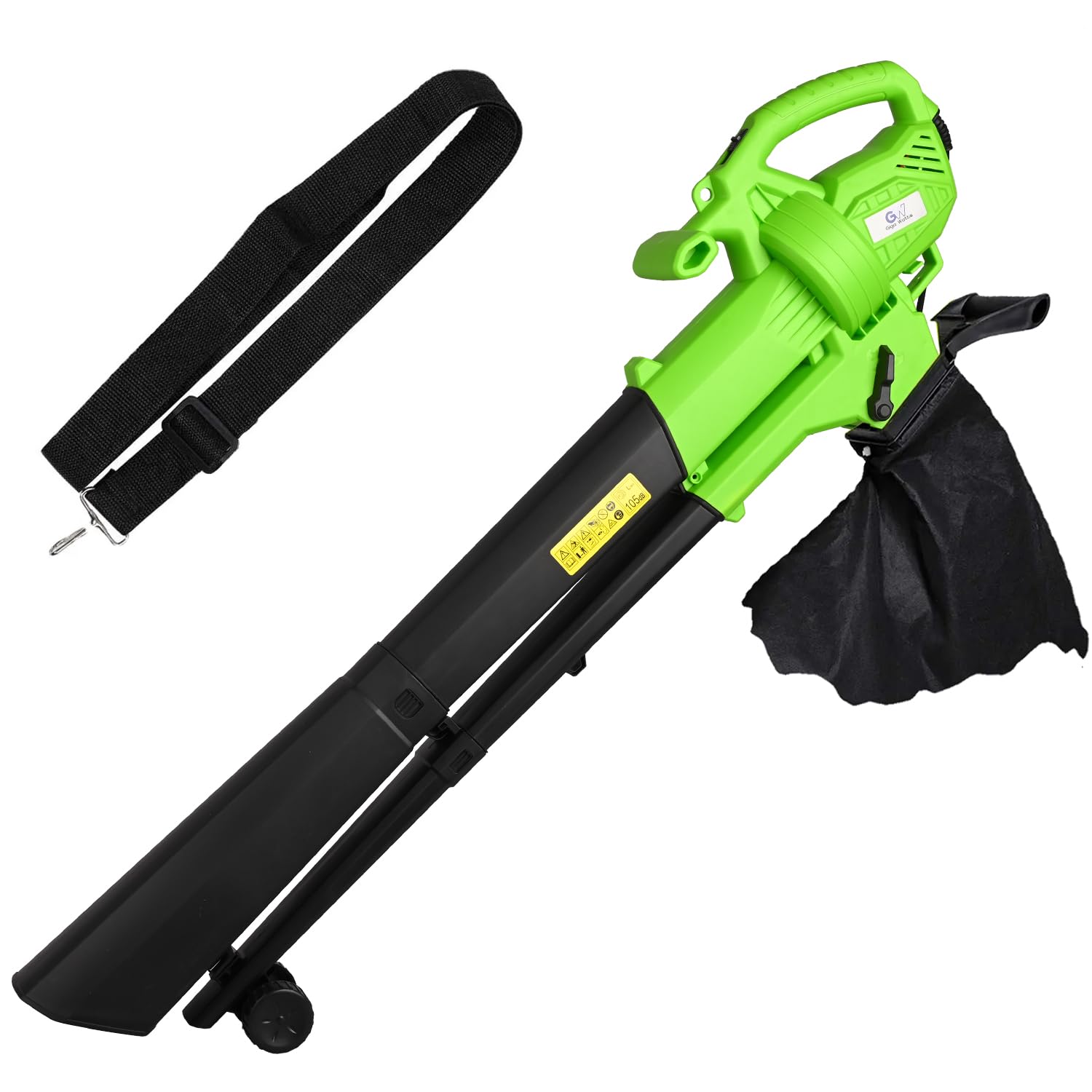 GIGAWATTS 3000W 3-in-1 Heavy Duty Electric Leaf Blower, Vacuum ...